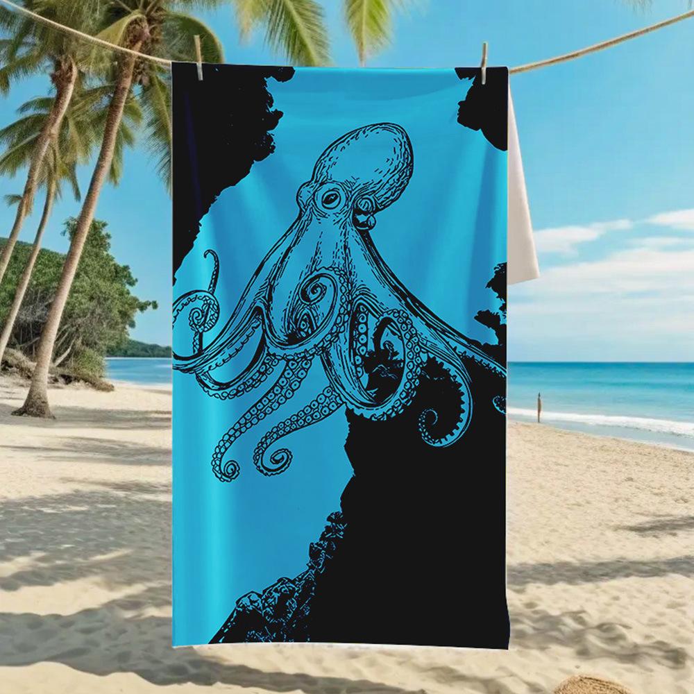 New, Double-sided Velvet Beach Towel, Support Surf Towel, Sports Towel.