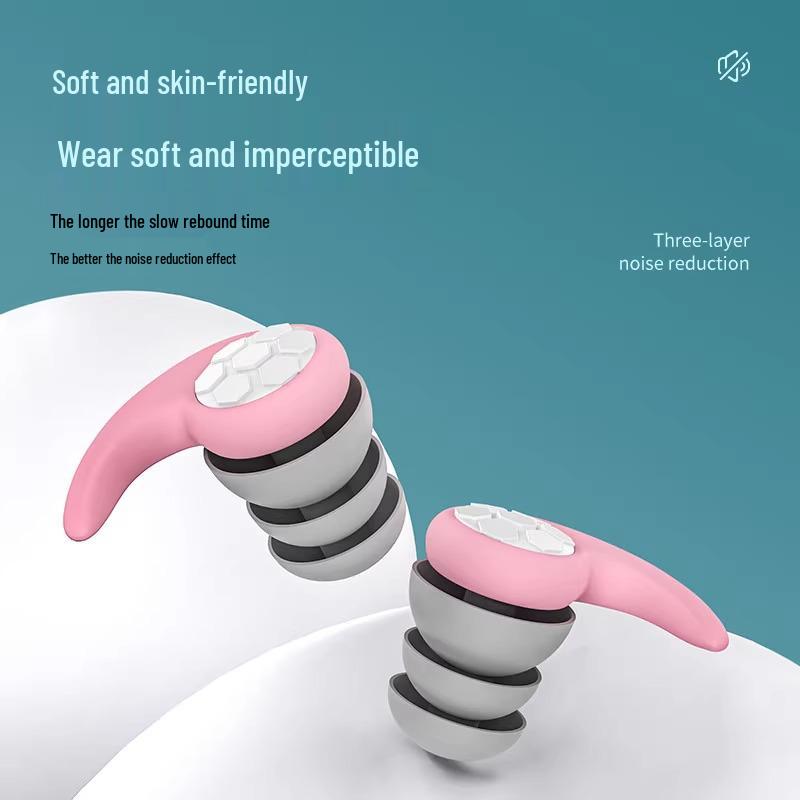 Professional Waterproof Soundproof Earplugs for Bathing and Swimming