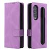 Comfortable Leather Wallet Case For Samsung Galaxy Z Fold 3 Fold3 Full Protection Card Slot Cover Coque Fundas