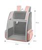 Pet Cat Carrier Bag Outdoor Travel Backpack for Cats Small Dogs Breathable Cat Carrying Bag Suitable for Cats Within 6kg