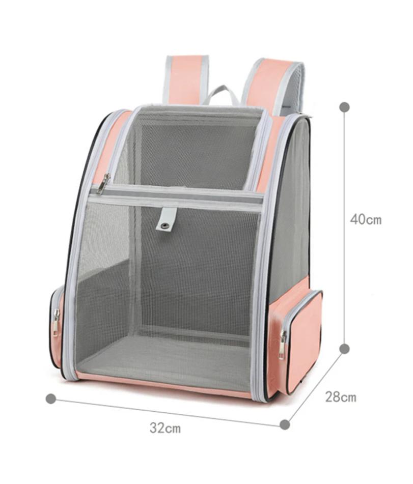 Pet Cat Carrier Bag Outdoor Travel Backpack for Cats Small Dogs Breathable Cat Carrying Bag Suitable for Cats Within 6kg