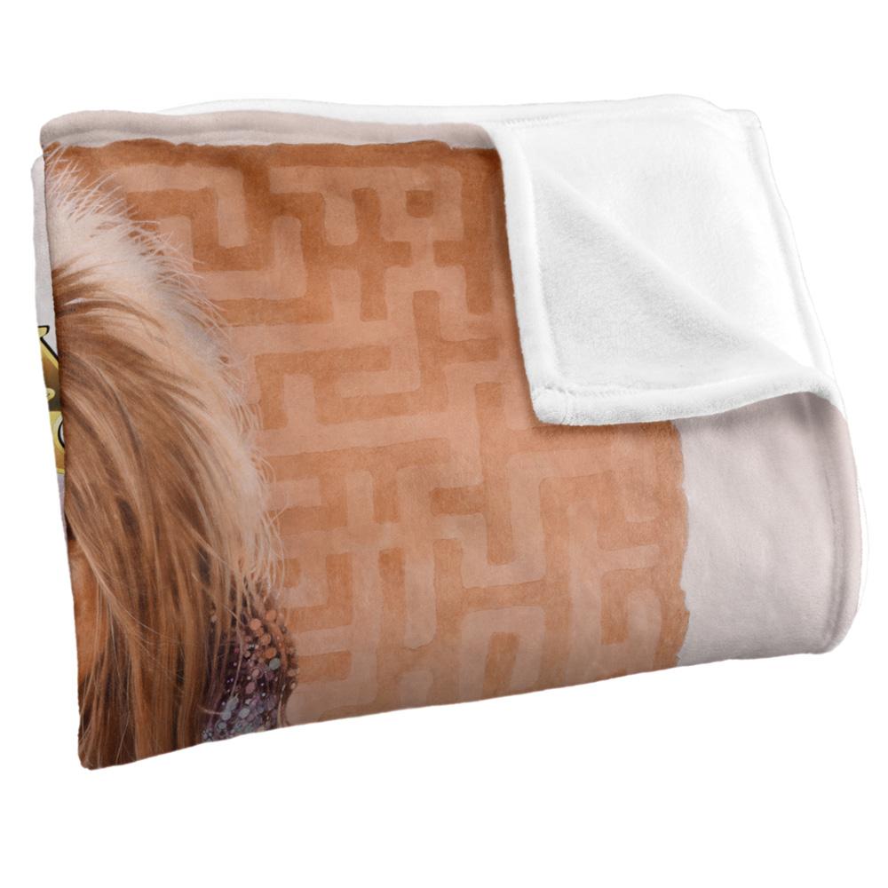 Labyrinth Maze Montage Silky Poster Supersoft Blanket