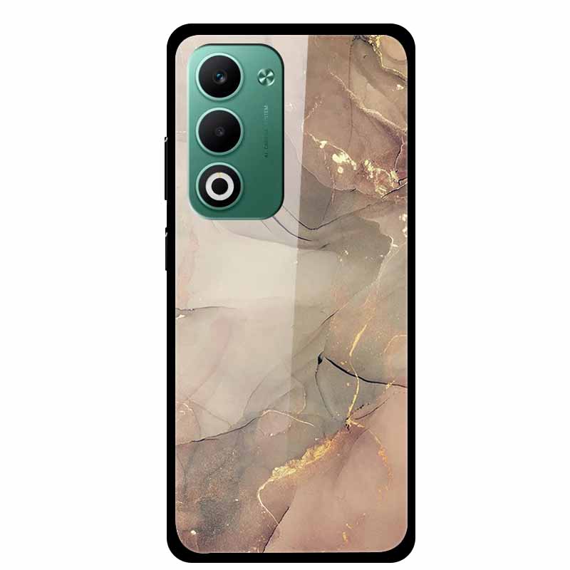 

Cover For OPPO K13X K 13X Glass Hard Tempered Bumper for oppo K 13X 13 X Marble Phone Cases Back Protective Funda Case Coque OPPO K13X