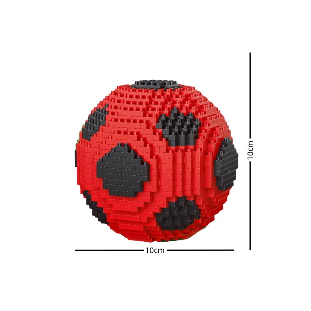 

Unique Red Football Micro - building Blocks - Ideal Collectibles for Football Enthusiasts and Perfect Desktop Decorations with box