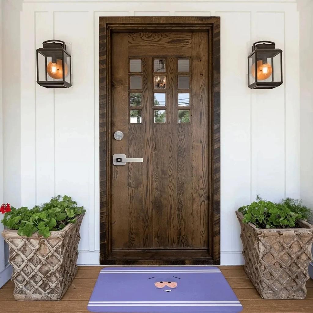 Purple Eyes Entrance Doormat Home Decor Non-slip Corridor Balcony Runners Rugs Bedroom Bedside Foot Pad Bathroom Doormat