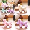 Dog Plush Small Keychain Cute Cartoon Charm Soft Material Bag Decoration Doll