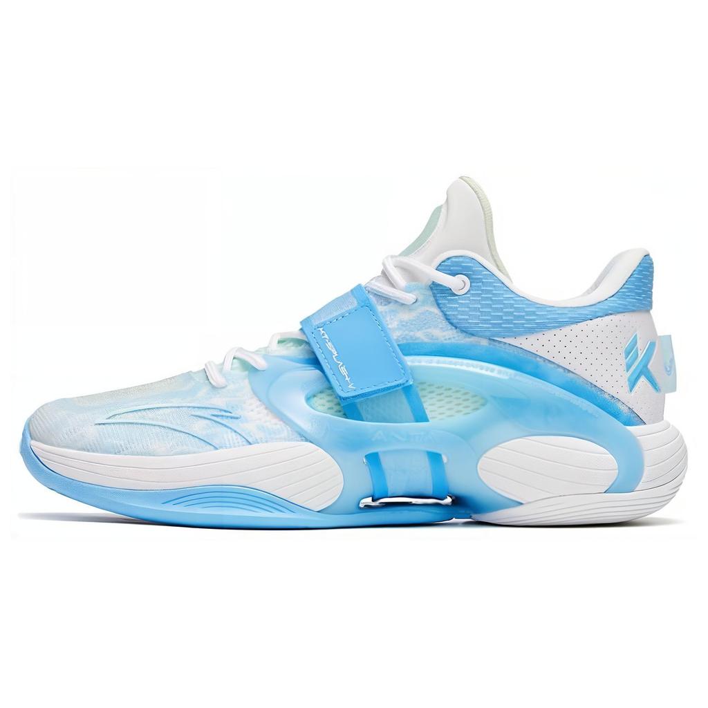 New ANTA KT SPLASH V Basketball Shoes Men's Low Top Blue/White 112321108-1
