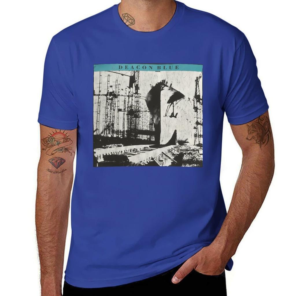 Deacon Blue, Uk Spring Tour, The Deacon Blue, Deacon Blue Art, T-Shirt Blouse Short Sleeve Tee Men Graphic T Shirts