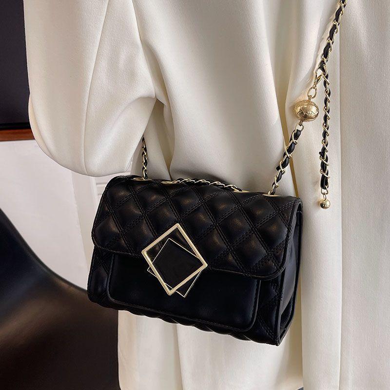 Small bag women's versatile 2025 new fashion trendy diamond chain bag foreign style shoulder messenger bag