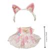 Princess Skirt 20cm Cotton Doll Dress Academic Style Plush Doll Clothes  Doll Accessories