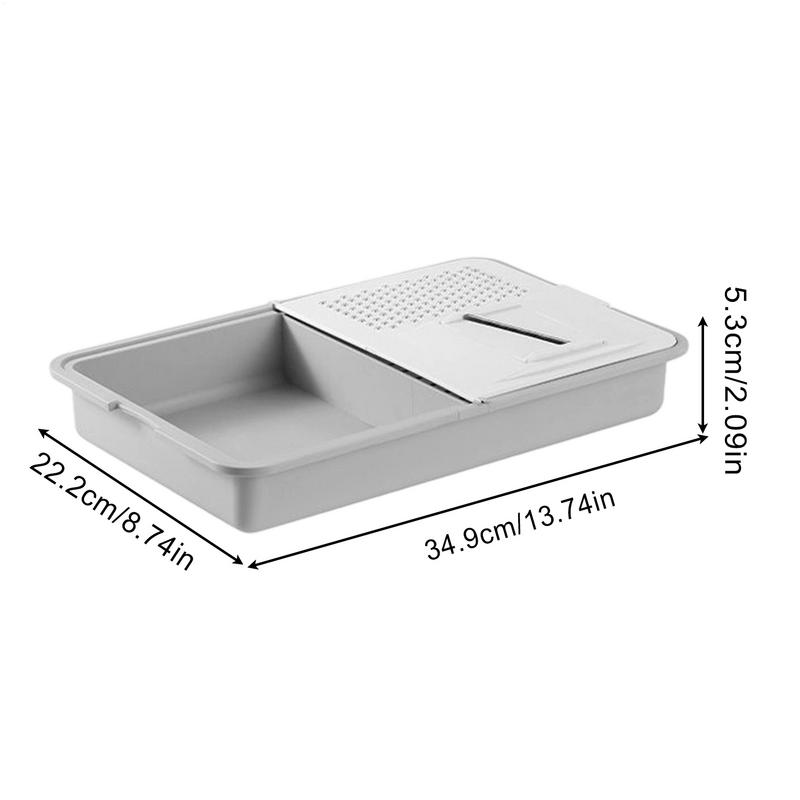 Rivjärn För Kök Grönsaksskärare Skalare Verktyg Med Förvaringsbricka Matberedare För Måltidsförberedelse Potatis Morot Sallad Hemma Matlagning