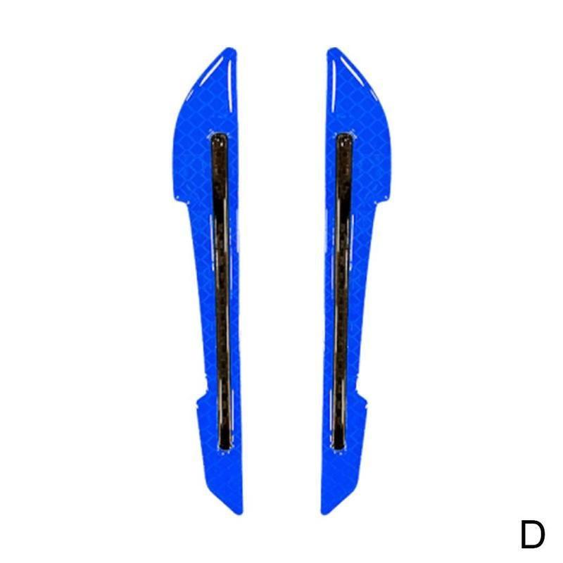 1 para samochodowe lusterko wsteczne odblaskowa naklejka stylizacja samochodu ostrzeżenie o bezpieczeństwie odblaskowa naklejka samochodowa listwa ozdobna na lusterko wsteczne