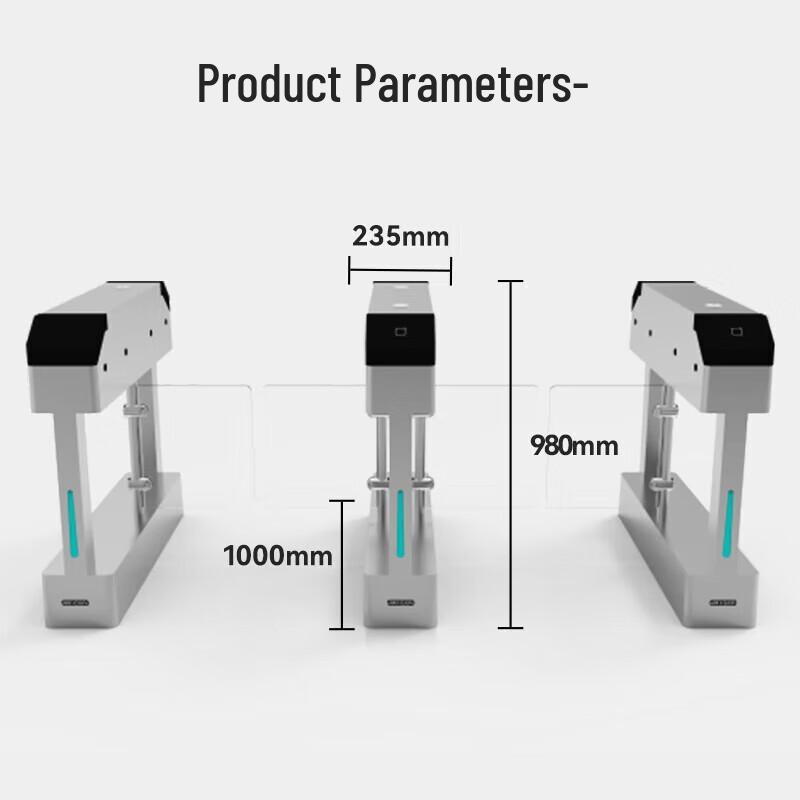 Hikvision Facial Recognition Pedestrian Turnstile Access System
