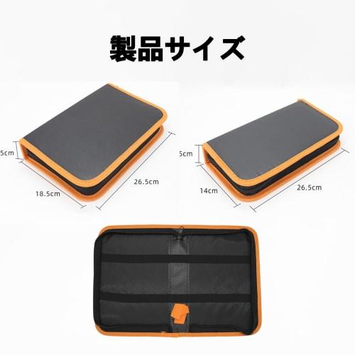 Sellerian Tool Bag, PVC Leather Gadget Pouch, Small Tool Bag, Work Tool Bag, Waterproof, 1 Bag, M/L, Portable, Multifunctional Tool Bag with Handle, M