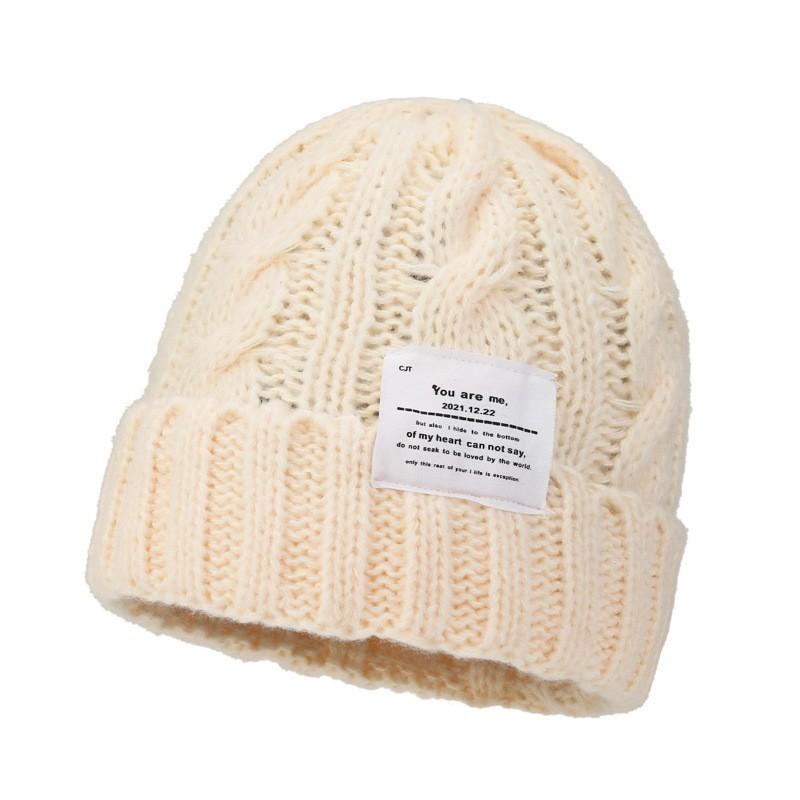 Women's Stretchy Beanie Hat Winter Skull Cap Soft Casual Headwear, Versatile Fashion, Comfortable Warm Hat