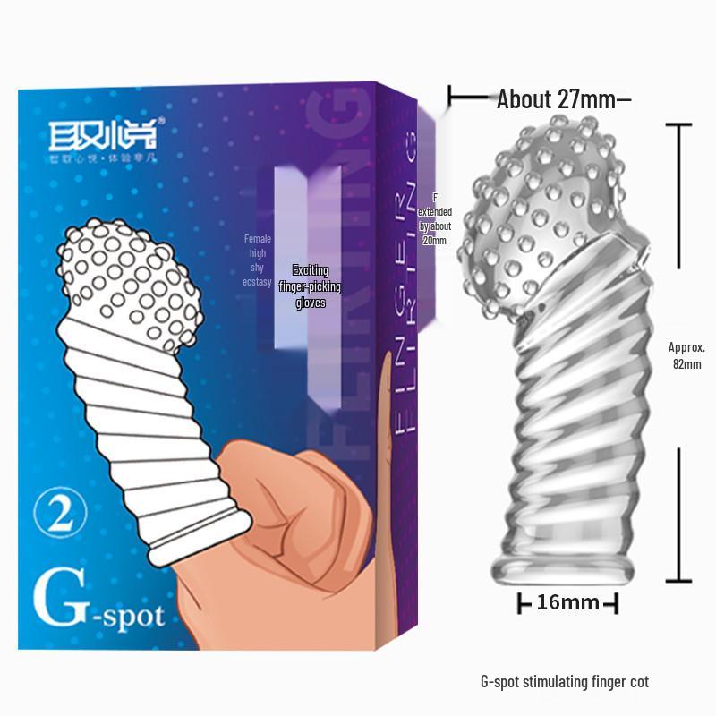 Pleasure Finger Snap-On Sleeve for Unisex Erotic Play
