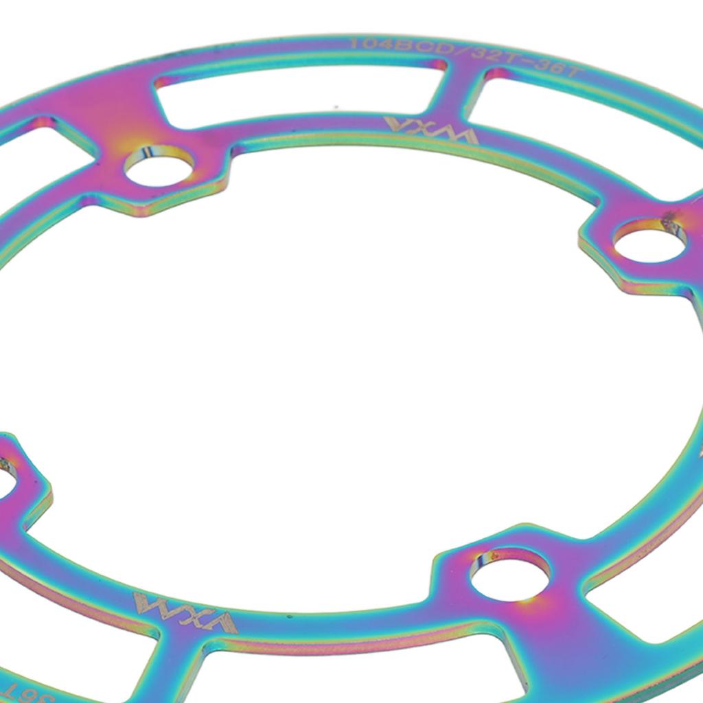 Bike Chain Guard 104BCD Mountain Bike Cranksets Guard Bike Chainring Sprockets Guard Protector