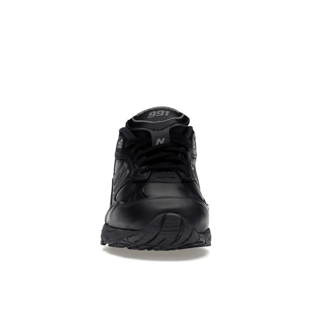 New Balance 991 MiUK Leather Black Grey Men Sneakers M991TK