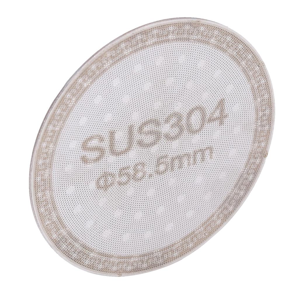 2 piezas Pantalla de disco reutilizable 1,2 mm de espesor Acero inoxidable 304 Pantalla de filtro de doble capa para