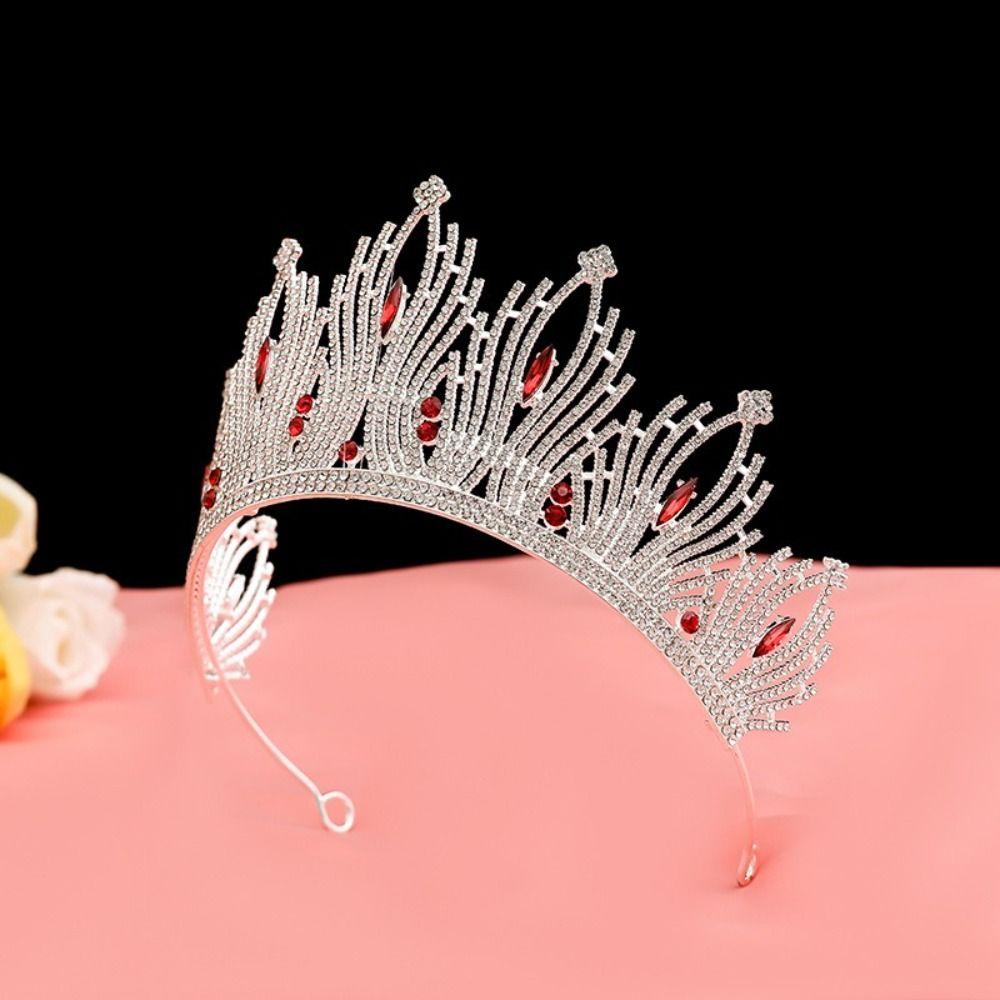 Glamorous Wedding Tiara Elegant Bridal Headdress Trendy Princess Crown  Birthday Party