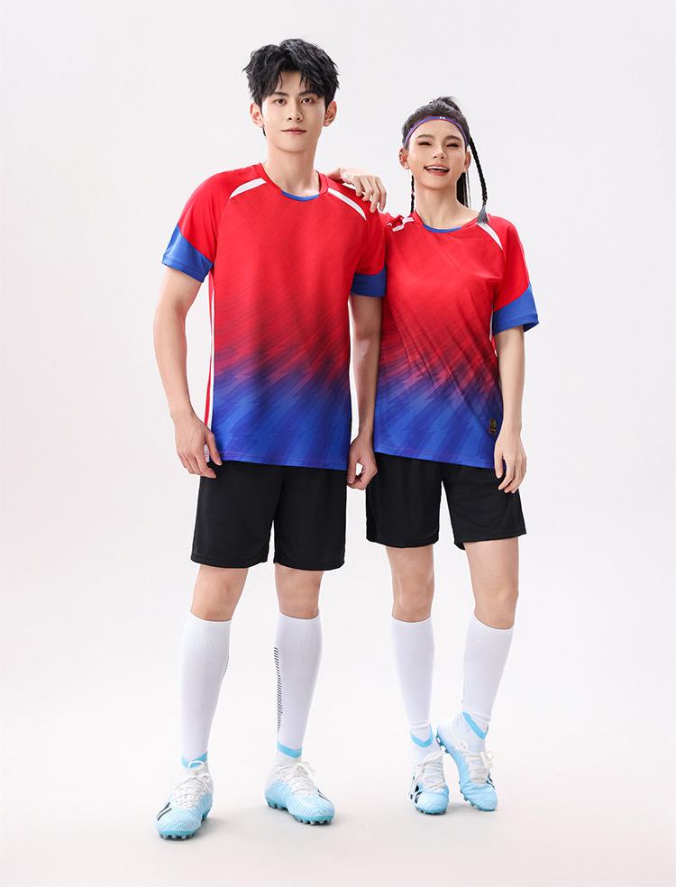 Dětský rychleschnoucí fotbalový dres s krátkým rukávem a potiskem loga pro tým a školní sporty