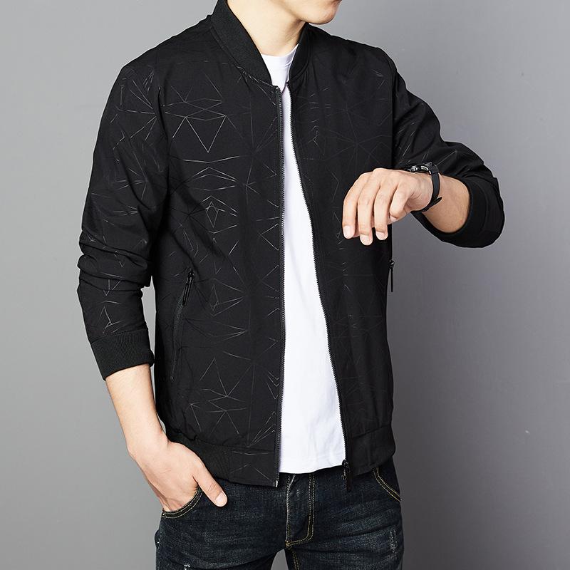Herren Koreanische Freizeitjacke Frühling Herbst Winter Herren Baseballbekleidung Trendjacke Herren Jugend Vielseitig