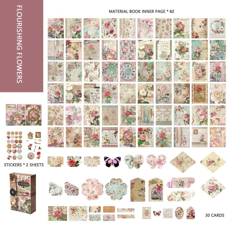 Retro mini příručka Dekorativní materiály Kniha karetní hry Kniha mechanismů staré série Twilight Kniha kreativní dárková krabička