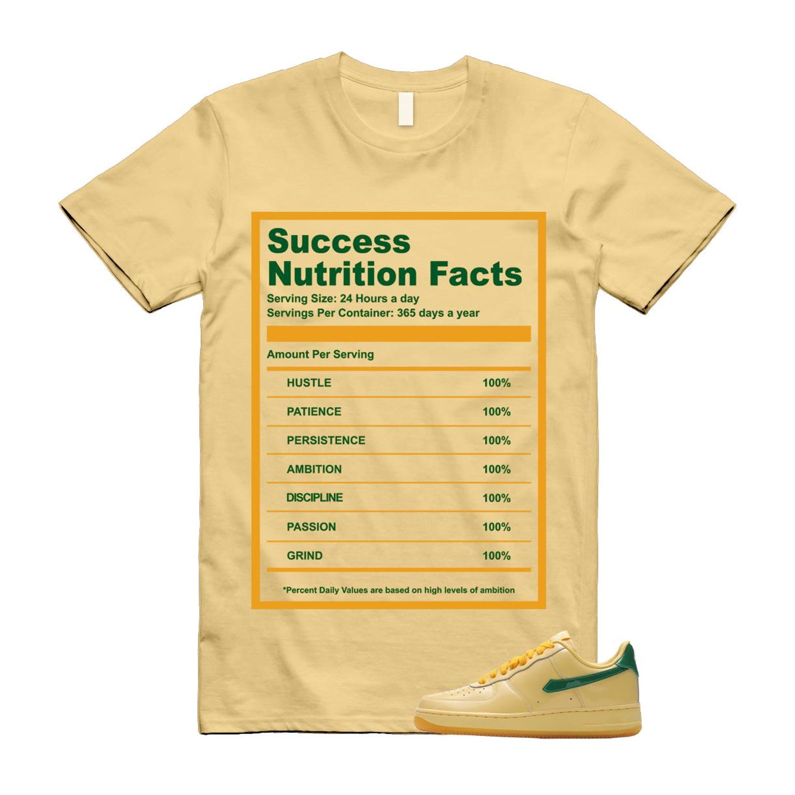 Air Force 1 Topaz Gold Pine Green Orange Patent Leather Low T Shirt Match SUCC M