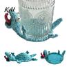 Kit Fai da Te Sottobicchiere Lucertola all'Uncinetto, Artigianato Animale a Maglia Fatto a Mano, Sottobicchiere Decorativo per Tazza da Bevanda Caffè per Adulti, Principiante