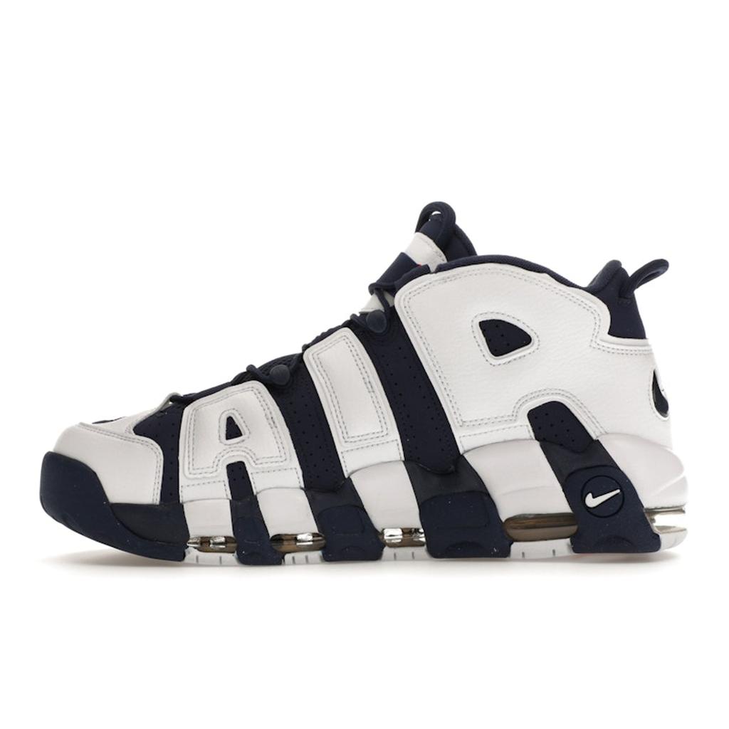 Nike Air More Uptempo 96 Olympic 2024 Men Sneakers Blue White Midnight-Navy FQ8182-100