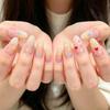 Colorful Dopamine Star Heart Nail Sticker Self-Adhesive Nail Diamond Sticker Decals Y2K Summer Manicure Makeup Decorations