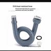 Double Bowl Kitchen Sink Drain Pipe Kit Leak Proof Anti Blocking UV Resistant Long Lifespan for Outdoor Patio Kitchen Sinks