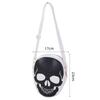 Creative Ghost Crossbody Bag Gothic Novelty Leather Candy Bag Halloween Skull Shoulder Bag  Women