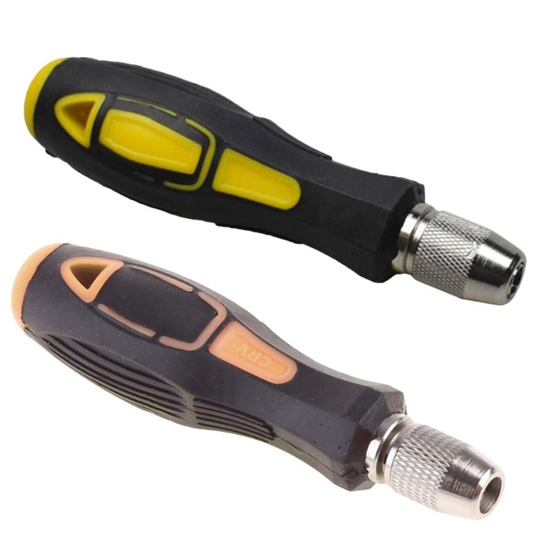 801 802 Schraubendreherbit-Griff für 5mm 6mm Rund-Elektroschraubendreherbit-Griff Ratsche Schraubendreherbit-Halter