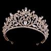 Gold Crystal Tiaras and Crowns Headband Rhinestone Prom Diadem Crown Bridal Wedding Hair Accessories Jewelry Crown Tiara Gift