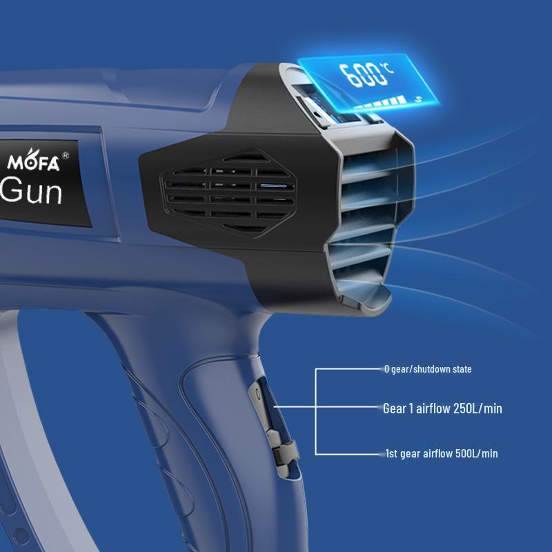 MOFA 2000W Digital Heat Gun for Car Film & Baking, EU/US Spec.