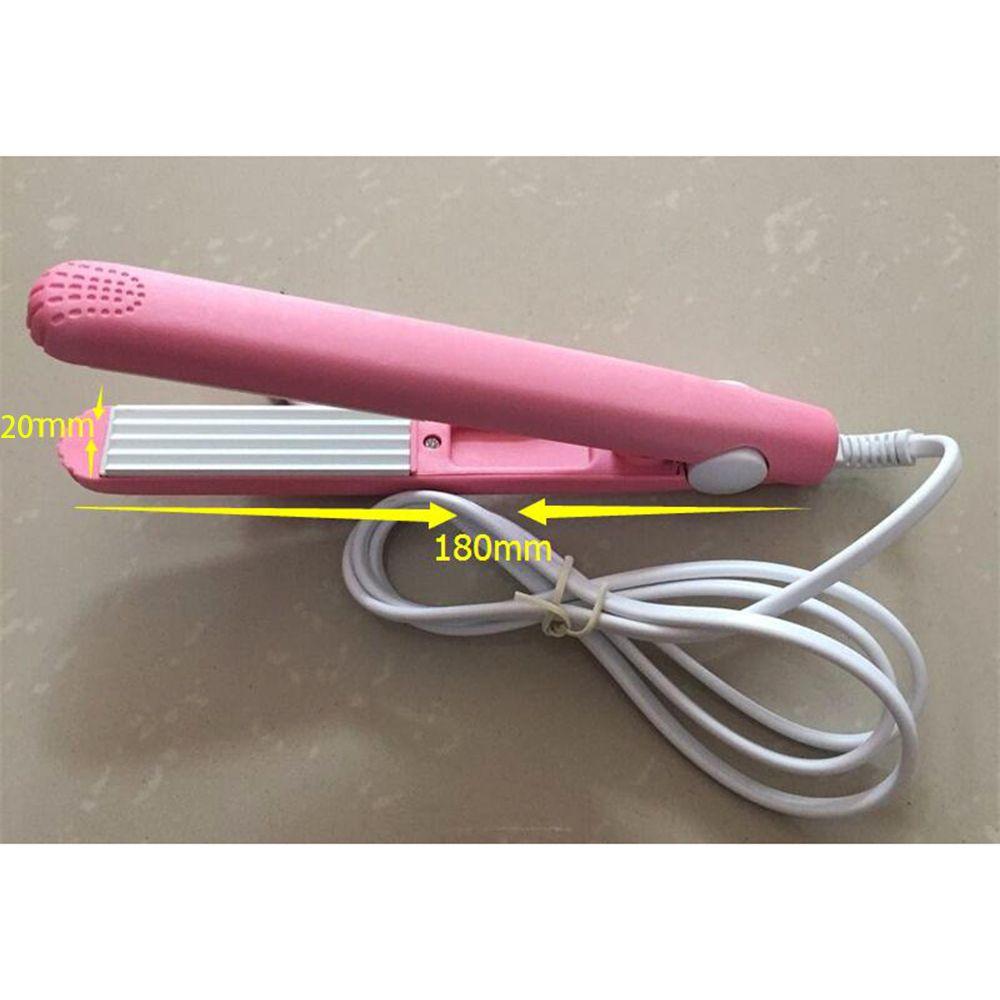 Tool Travel Curling Corrugated Iron Ceramic Straightener  Corrugation Hair Crimper Mini Portable