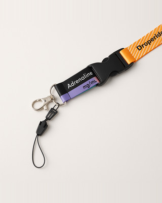 Medical Series ICU Key Chain Lanyard Gifts For Doctors Friends USB Badge Holder