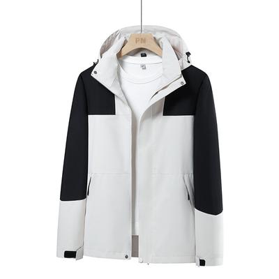 Outdoor Jacket Spring and Autumn Travel Waterproof and Windproof Mountaineering Suit Splicing Youth Jacket