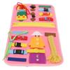 Montessori Sensory Toy Preschool Toddler Activities Educational Basic Skills Board for Kids