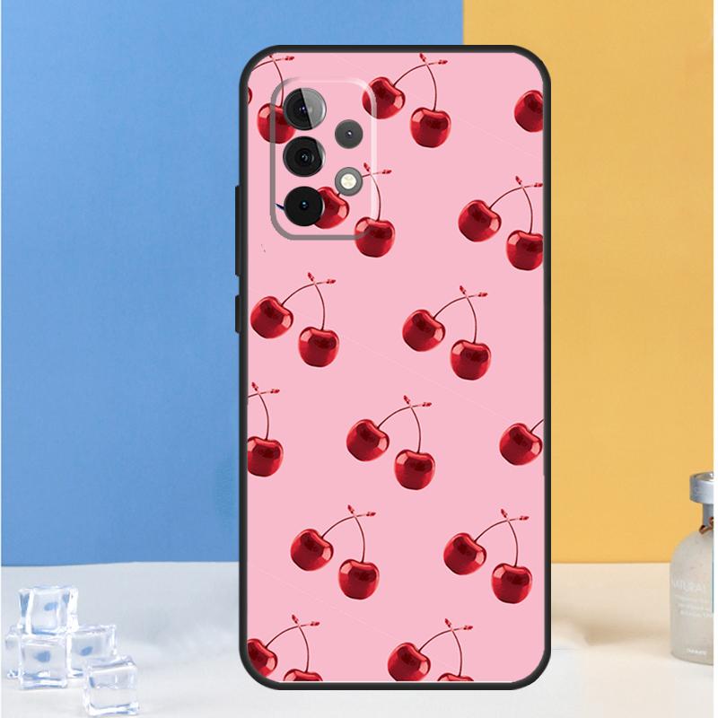 Cherry Fruit Cute Collage For Samsung Galaxy A16 A26 A36 A56 A13 A33 A53 A05 A06 A54 A34 A14 A32 A52 A55 A35 A15 Case