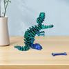 Rotatable 3D Printed Tyrannosaurus Rex Crystal 3D Articulated Dinosaur Toys  Kid Gift
