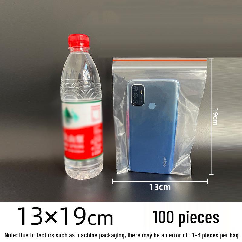 Thickened Heat-Seal Transparent PE Food Bags: Self-Sealing & Customizable