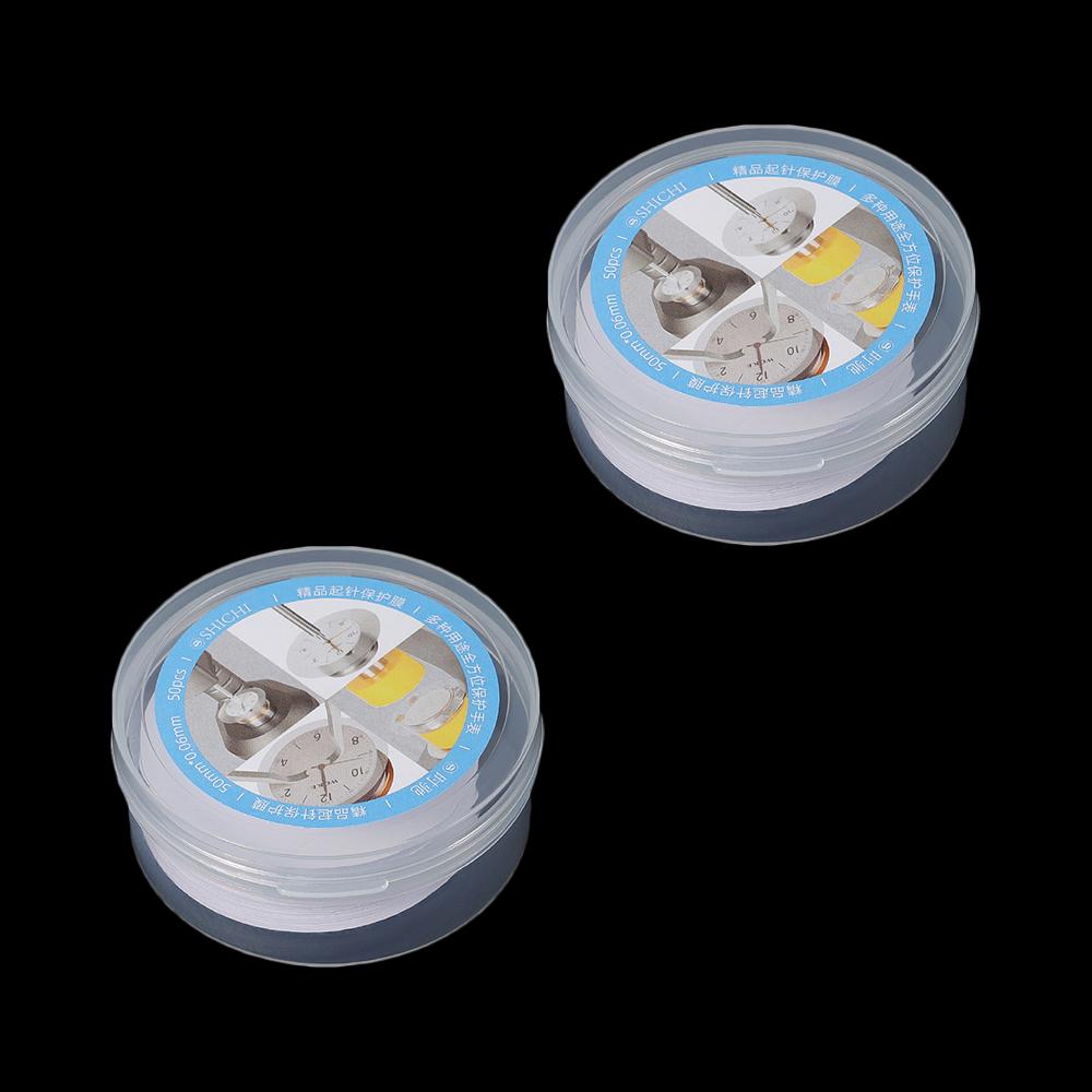 PVC Watch Dial Protective Films for Watchmaker Watch Back Press Set Prevent Nylon Slip 12pcs Fitting Dies Watch Case Closer Kits