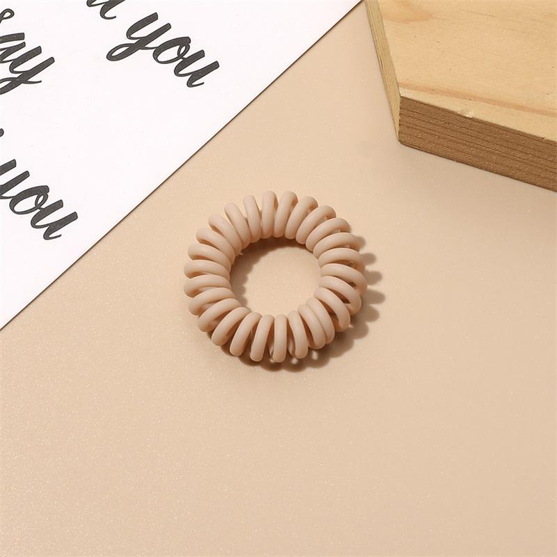 3pcs Hair Tie Women Multicolor Elastic Hair Band Spiral High Elasticity Telephone Wire Gum for Hair Rubber Band Hair Accessories