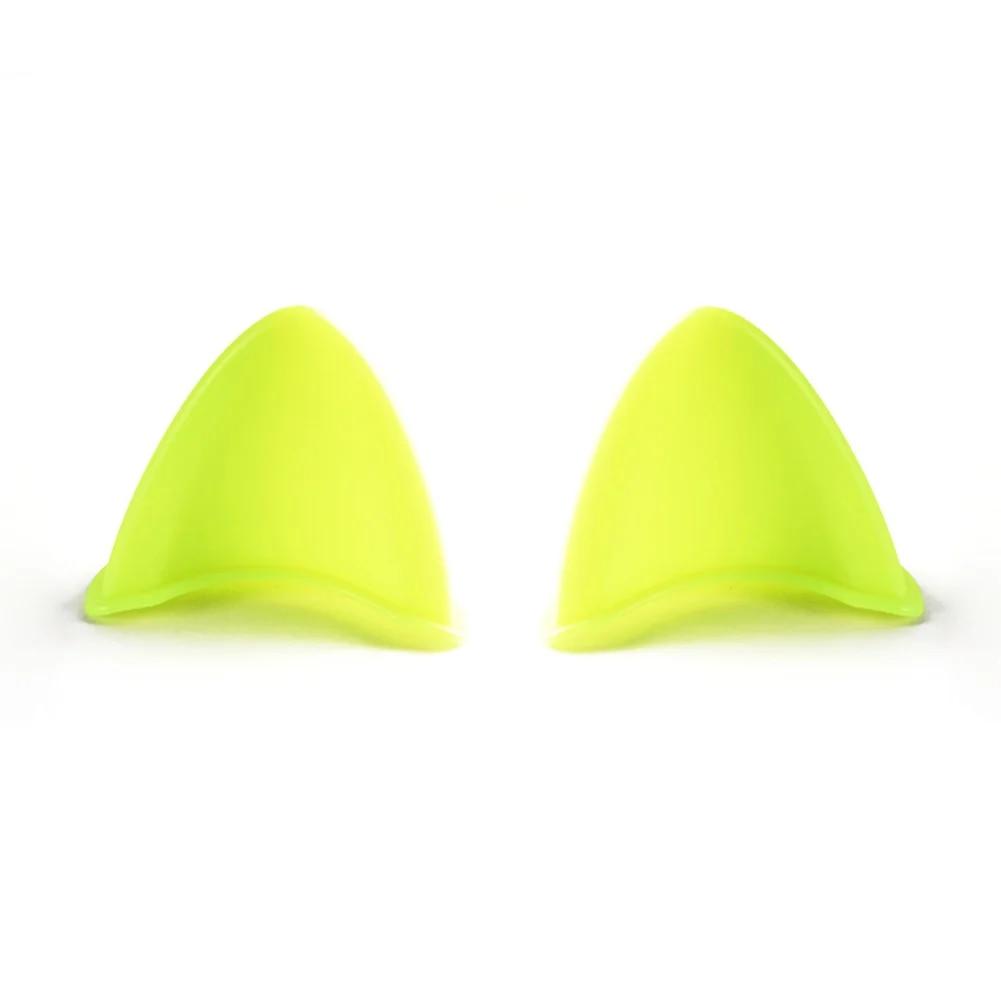 2PCS Nette Katze Ohr Helm Dekoration Motorrad Elektrische Auto Helm Styling Aufkleber Dual-seitige Aufkleber Dekor Helm Zubehör