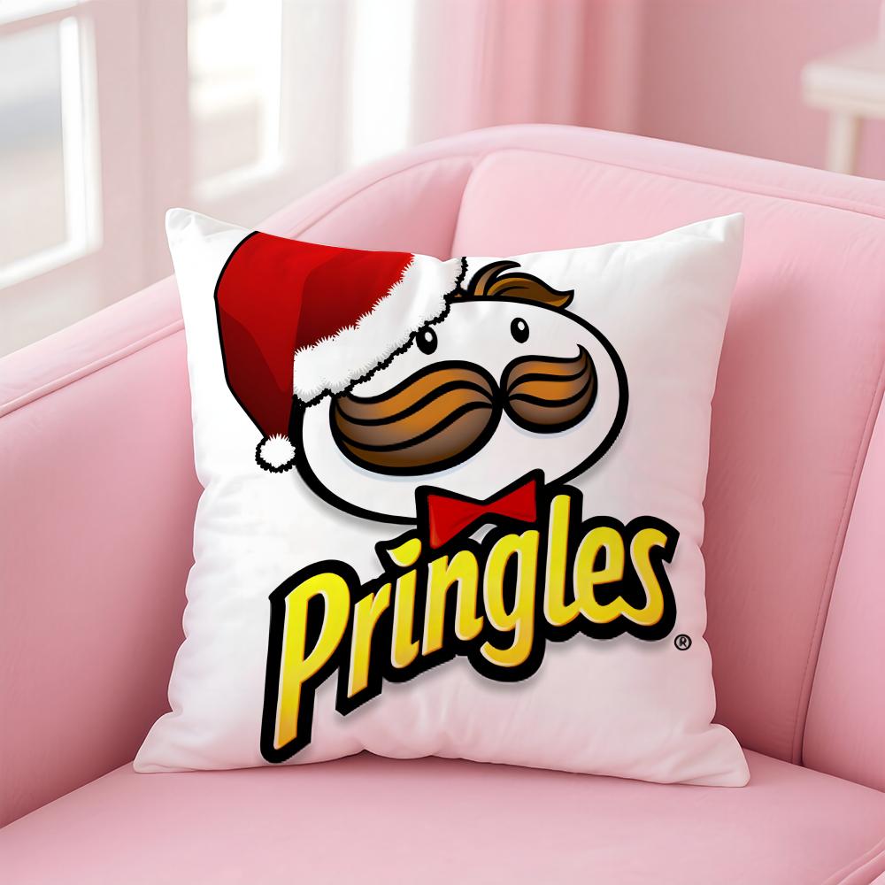 Brand P-PringlesS Cushion Cover Comfortable Reversible Pillow Cover Ideal for Car Sofa Bedroom & Beyond