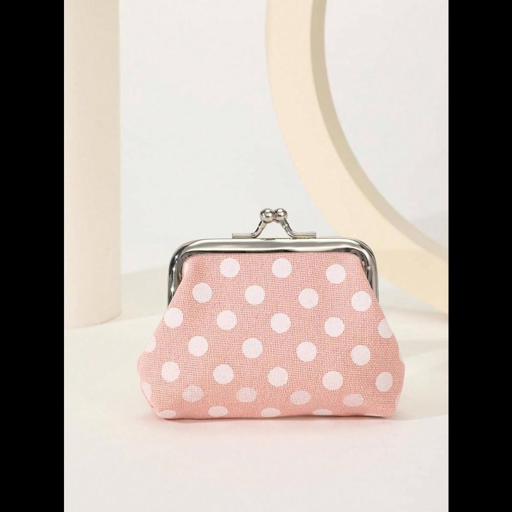 Polka Dot Graphic Wallet Women's Stylish & Versatile Fashion For Birthday Gift For Gift White-Collar Workers For Male For Female For Women Wallet