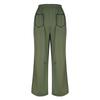 Women's Wide Leg Pants With High Waisted Straight Leg And Spliced Pocket Casual Pants