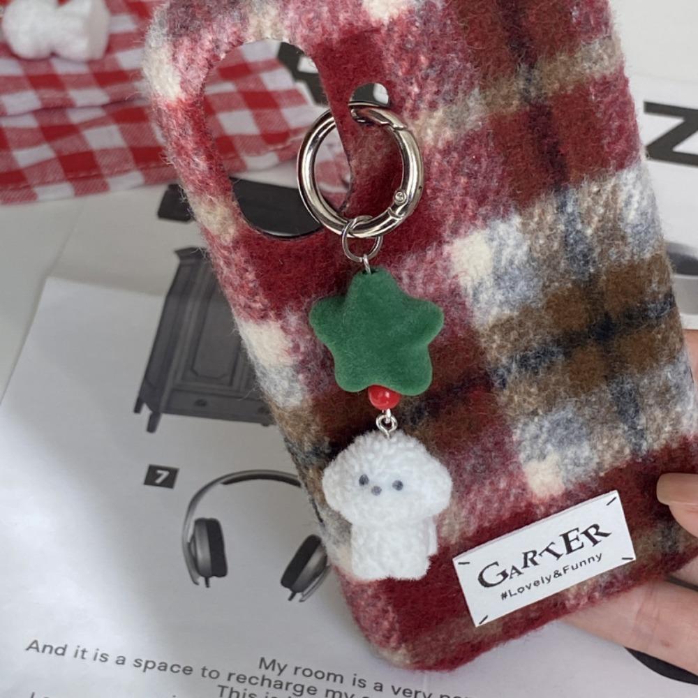 

Рождественская елка Рождественский кулон Санта Клаус Плюшевый Бусины Брелок Рождество Style 7